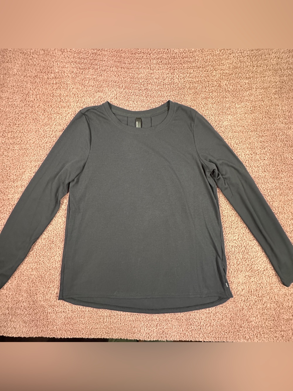 Mondetta Black Long Sleeve Crew Neck Shirt